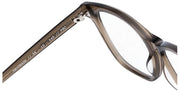 MessyWeekend Remy Blue Light Reading Glasses - Clear/Olive Green