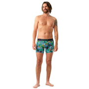 Comfyballs Cotton Long Boxer - Tropical Green