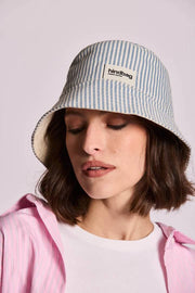 Hindbag Bob Bucket Hat - Blue Stripes