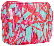 Elie Beaumont Serendipity Velvet Vanity Bag - Coral Lily Pink