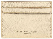 Elie Beaumont Heart Cardholder - Gold/Navy