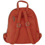 David Jones Front Pocket Backpack - Rust Orange