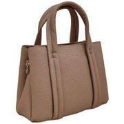 David Jones Large Square Grab Handbag - Camel Brown