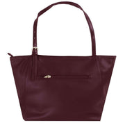 David Jones Medium Shopper Bag - Bordeaux Burgundy