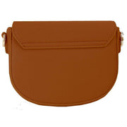 David Jones Small Full Flap Turnlock Across Body Bag - Cognac