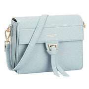 David Jones Small Square Half Flap Across Body Bag - Light Blue