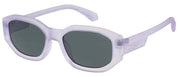 Superdry Geo-Cut Narrow Rectangular Sunglasses - Purple