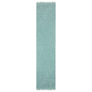 Dents Boucle Fringe Scarf - Duck Egg Blue