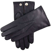 Dents Burford Cashmere Lined Leather Gloves - Navy