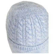 Dents Cable Knit Beanie Hat - Pale Blue
