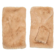 Dents Fingerless Faux Mittens - Camel Beige