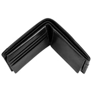 Dents Itchen Coin Bifold Wallet - Black