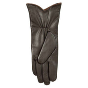 Dents Margot Wool-Lined Leather Gloves - Mocca Brown/Cognac