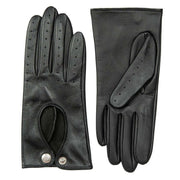 Dents Oulton Touchscreen Leather Driving Gloves - Black