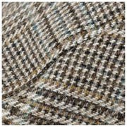 Dents Stanwick Tweed Flat Cap - Brown