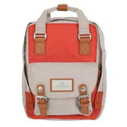 Doughnut Macaroon Mini Backpack - Pumpkin Red/Ivory