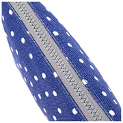 Roka Maida Vale Small Cotton Canvas Pouch - Navy Polka Dot