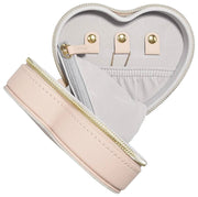 Stackers Heart Travel Mum Jewellery Box - Blush/Gold