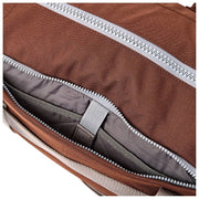 Roka Gatwick Medium Recycled Canvas Duffle Bag - Chocolate Brown