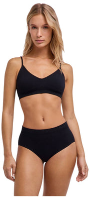 Falke Daily Seamless Bustier Bralette - Black