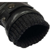 dents-skipton-knitted-cuff-stitch-detail-leather-gloves---black-34491077
