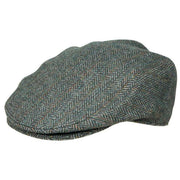 dents-thirlmere-herringbone-tweed-flat-cap---olive-green-34491093