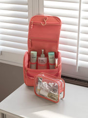 Stackers Medium Hanging Wash Bag - Grapefruit Orange