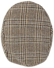 Dents Stanwick Tweed Flat Cap - Brown