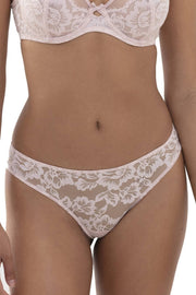 Mey Amazing String Lace Thong - Blossom Nude