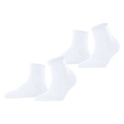 Esprit Basic Pure 2 Pack Short Socks - White