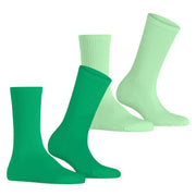 Esprit Basic Tennis 2 Pack Socks - Green