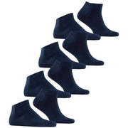 Esprit Solid Sneaker 4 Pack Socks - Marine Navy