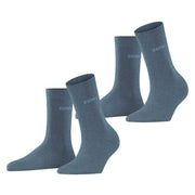 Esprit Uni 2 Pack Socks - Light Denim Blue