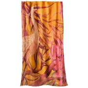 powder-oriental-crane-cotton-linen-scarf---orange-34326719