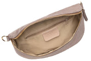 Elie Beaumont Suede Large Sling Bag - Mink Beige