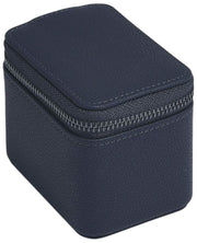 Stackers Zipped Mini Travel Watch Box - Navy Blue