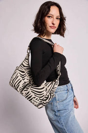 Hindbag Emile Multi Pocket Shoulder Bag - Tiger Ecru
