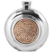 english-pewter-company-6oz-celtic-disc-flask---silvercopper-orange-34473108