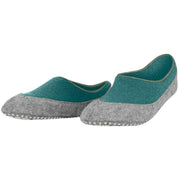 Falke Cosyshoe Short Cut Slipper Socks - Neptun Green