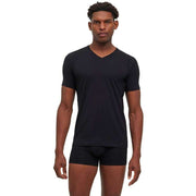 Falke Daily Climate Control V-Neck T-Shirt - Black