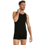 Falke Daily ClimaWool Singlet Top - Black