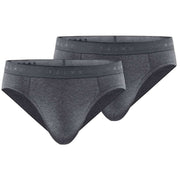 Falke Daily Comfort 2 Pack Brief - Dark Grey Heather