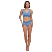 Falke Daily Comfort 2-Pack Hipster Brief - Blue/Beige
