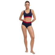 Falke Daily Comfort Print 2-Pack Bustier Bralette - Black/Red