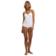 Falke Daily Seamless Spaghetti Top - White