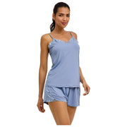 Falke Delicate Touch Chemise Top - Blue Steel