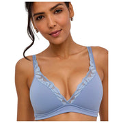 Falke Delicate Touch High Apex Bra - Blue Steel