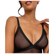Falke Private Bondage String Bodysuit - Black