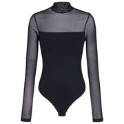 Falke Private Dancer String Bodysuit - Black