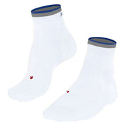 Falke RU4 Endurance Reflect Running Short Socks - White/Blue